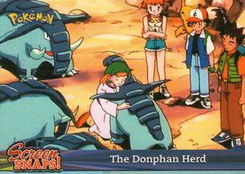 2001 Topps Pokemon Johto (UK) #SNAP09 The Donphan Herd Front